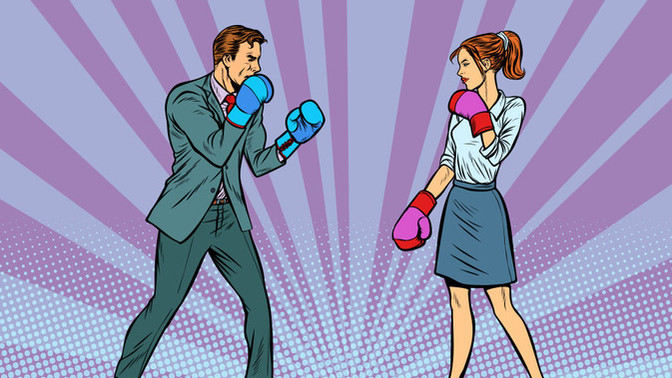 If your partner asked to have a boxing match would you take their challenge?