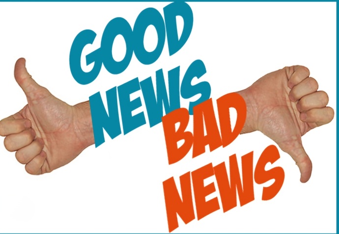 Regarding a situation what is best to receive first, the good news or bad news? Which one you would rather hear first and why?