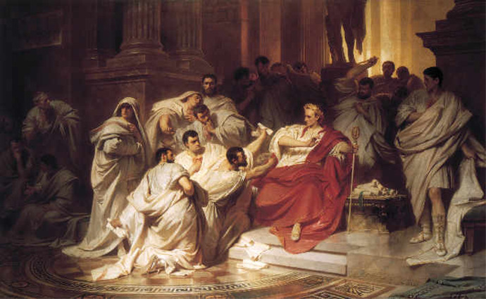 Were the Roman senators right for murdering Caesar?