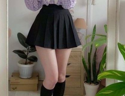 Do you like longer pleated skirts?