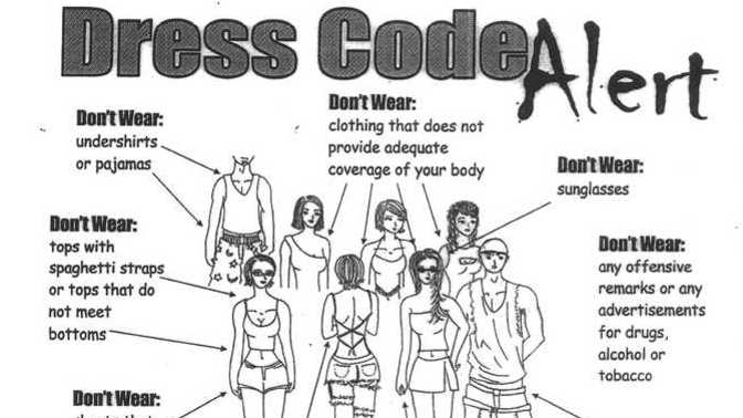 Why a length rule in dress code?