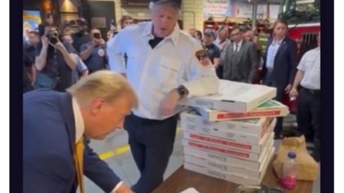 Can we call this "Pizzagate" to remove what the Trump News went after Clinton with?
