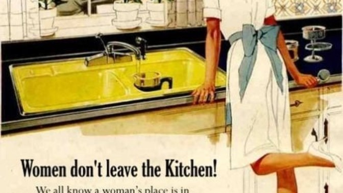 Women, does washing your dishes make you feel oppressed by Patriarchy?