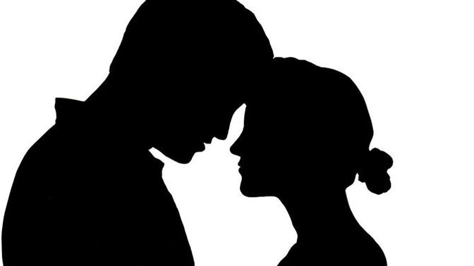 How OLD is this couple in silhouette?