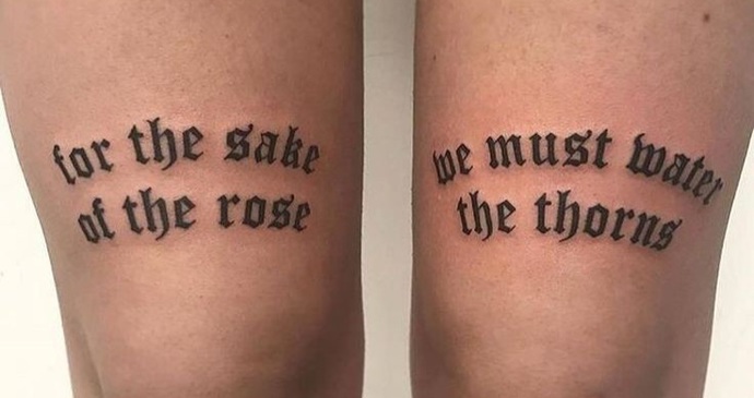 Do you have any tattoos or do you plan to get any?