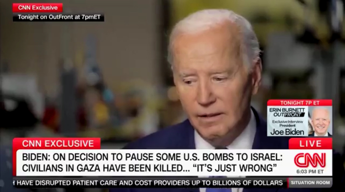 President Joe Biden says he will not send weapons to Israel. What do you think?