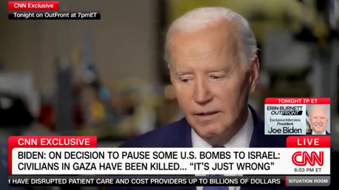 President Joe Biden says he will not send weapons to Israel. What do you think?