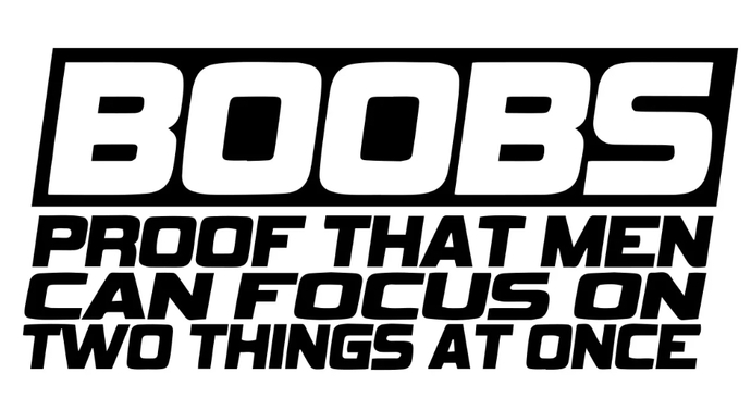 Why can't men take their eyes off boobs?