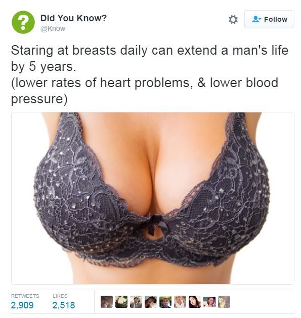 Why can't men take their eyes off boobs?