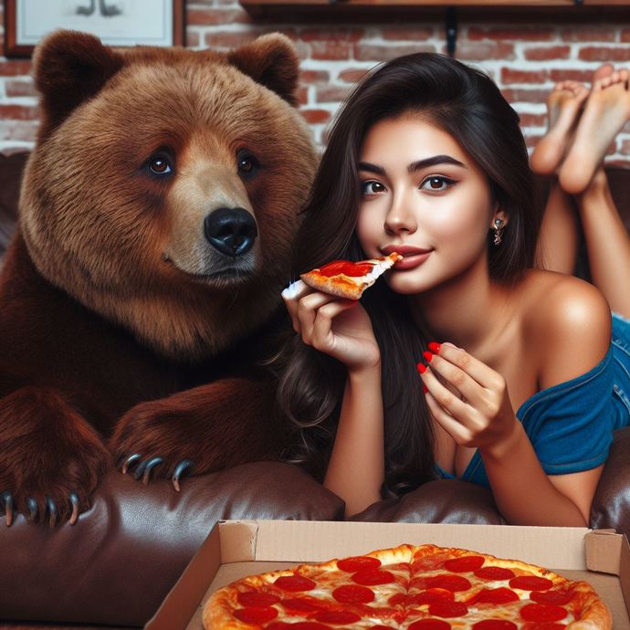 So you were alone in the woods and you met a cool bear. Now what?