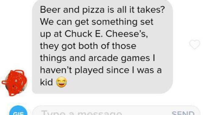 Would you ever go on a romantic date to... a Chuck E Cheese?