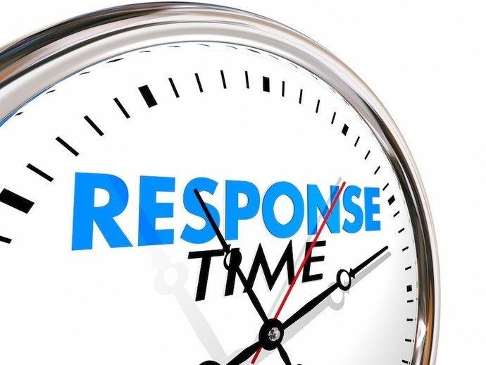 How long do you normally wait to reply to a message?