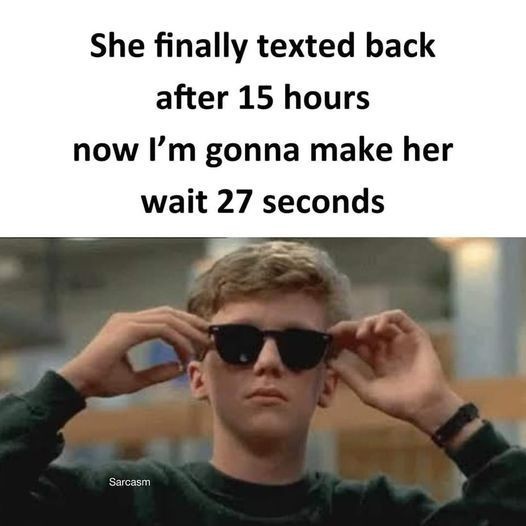How long do you normally wait to reply to a message?