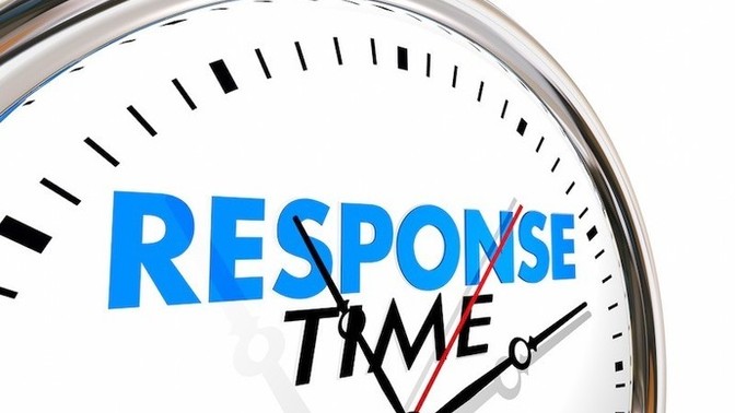 How long do you normally wait to reply to a message?