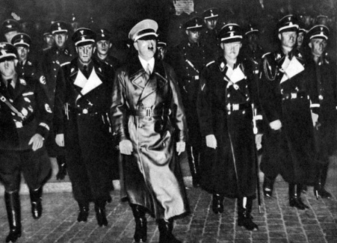 Adolf Hitler and his minions...