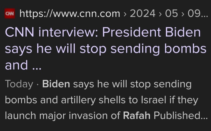 Why is u. s. president? biden so cold hearted to jew hostages in rafah?