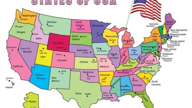 Are American borders really as straight as you see on maps?
