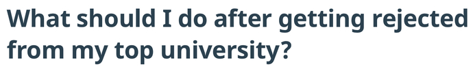 Send the admissions office a card that says FUCK YOU in it.