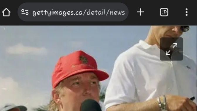 Would anyone in the world buy this Getty images photo of Donald Trump for $575?