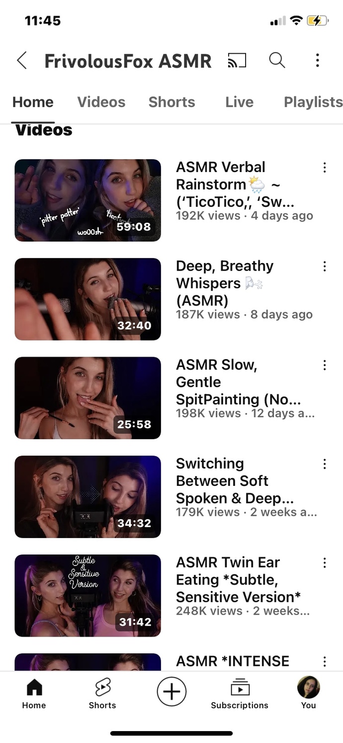 Should I be concerned that my boyfriend has her in his YouTube subscriptions?