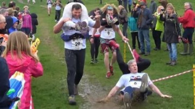 Would you enter a wife carrying race?