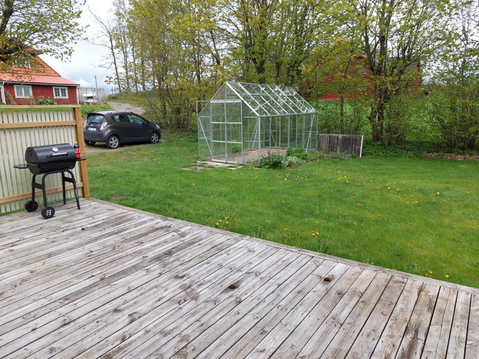 Garden will be a summer project.