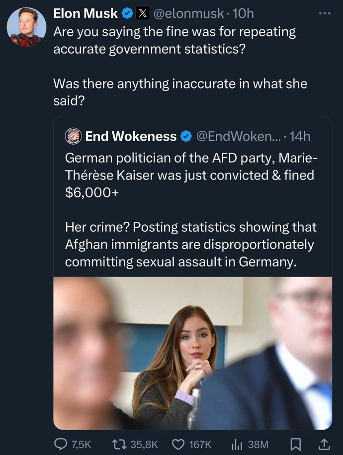 Thoughts on German woman convicted for hate speech for posting government statistics on Muslim gang rapes in Germany?