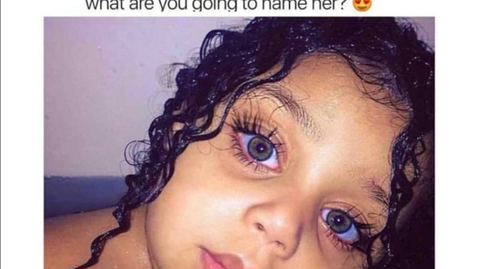 Ladies and gentlemen, what would you name her if this was your daughter?