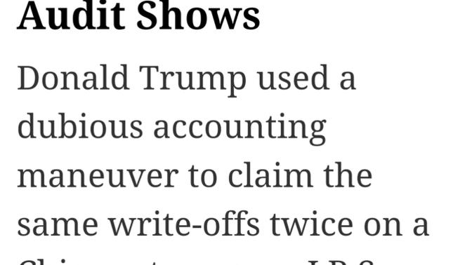 Seems Trump got caught w/ hand in the cookie jar again. Is he smart cuz he doesn't pay taxes? Is this just a new witch-hunt? LMK your thoughts?