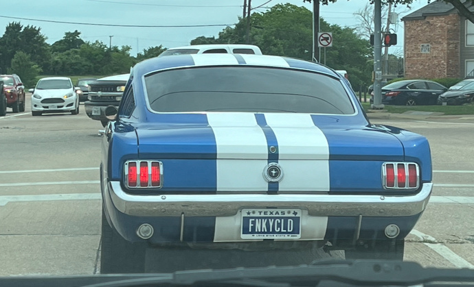 What does this license plate means?