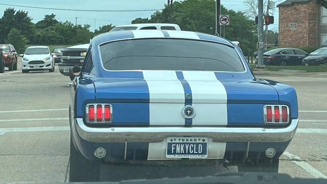What does this license plate means?