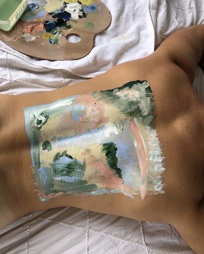 If your lover wants to paint you, would you let?