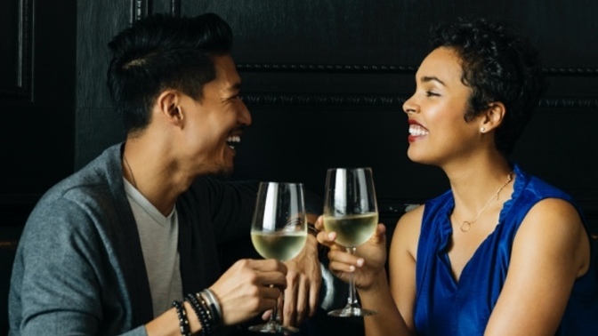 Is it ok to order food if a man asks me out for drinks?