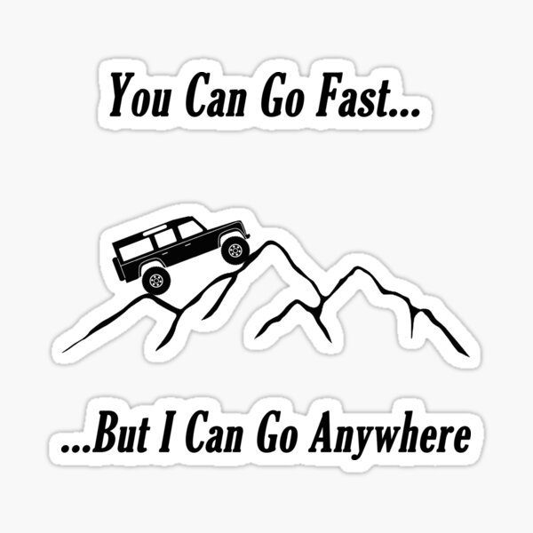 Do you prefer a car that can go fast or a car that can go anywhere?