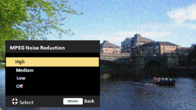 What is noise reduction on a tv?