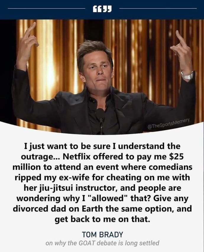 Why the female outrage about Tom Bradys roast?