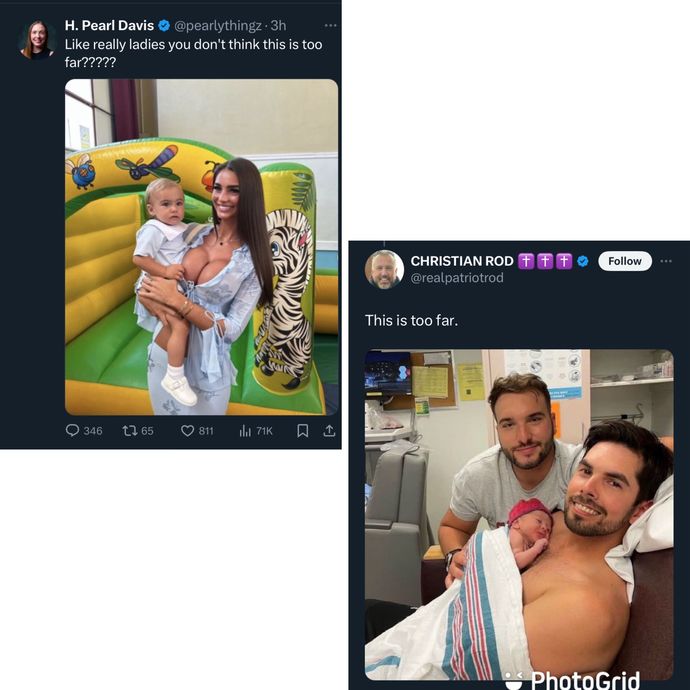 Which scenario is more inappropriate?