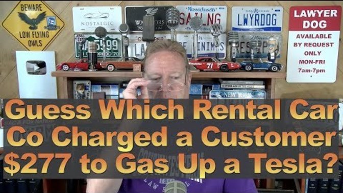 What did the rental car company really do to refuel a Tesla... wrong answers only?
