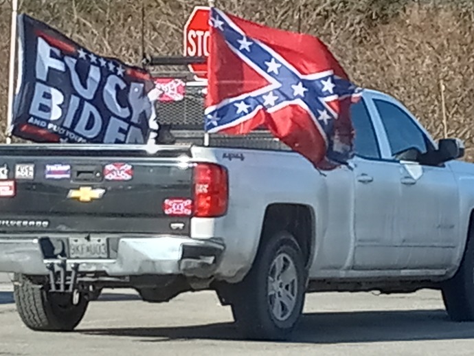 What does the Confederate battle flag represent to you?