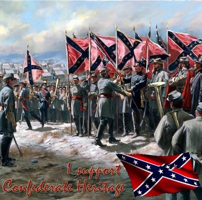 What does the Confederate battle flag represent to you?