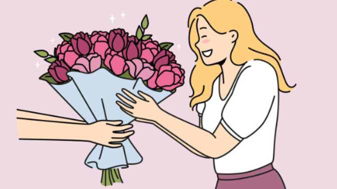 My girlfriend receives flowers from another guy, what should I do?