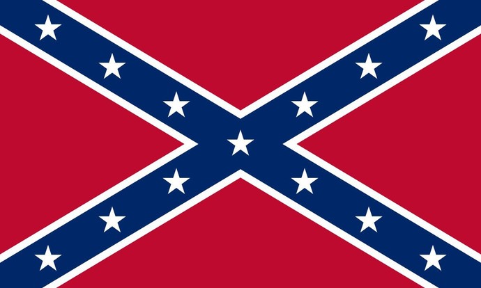 Is the confederate flag based on the Russian navel flag?