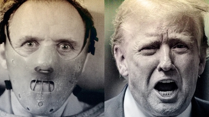 Why did Trumps speech Saturday feature Hannibal Lecter? Does Trump have aphasia or other disorder as several doctors suggest?