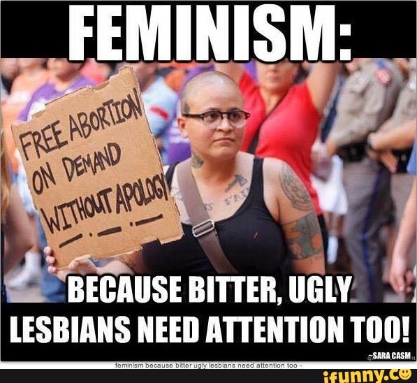 Are feminist, feminist because they are unattractive?
