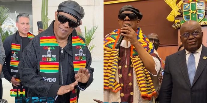 What are your thoughts of music legend Stevie Wonder turning 74 years old and received his dual citizenship of Ghana?