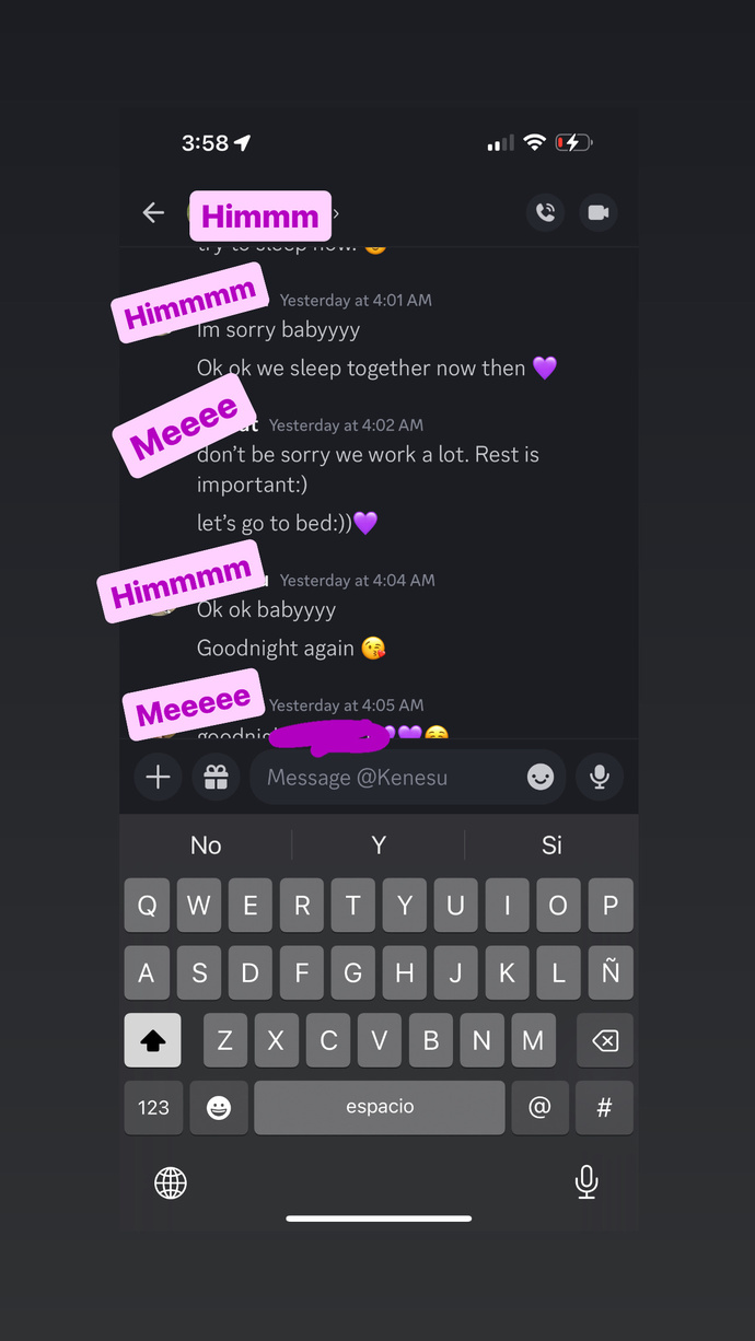 My friend calls me baby, is it a sign he likes me or wants something more? please see screenshot?