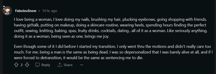 Do you think transgirls are 4 times less likely to commit suicide?