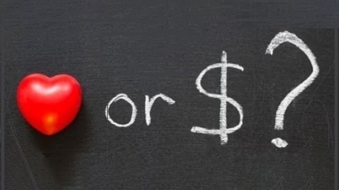 What's more important: making money or finding love?
