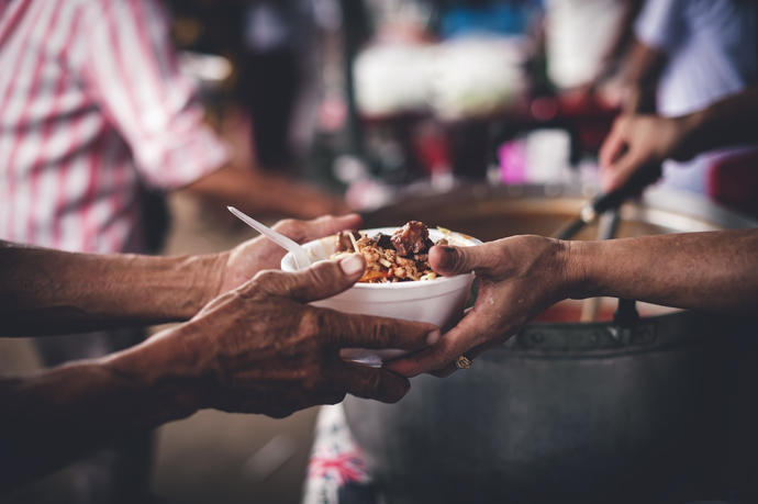 Feeding the homeless