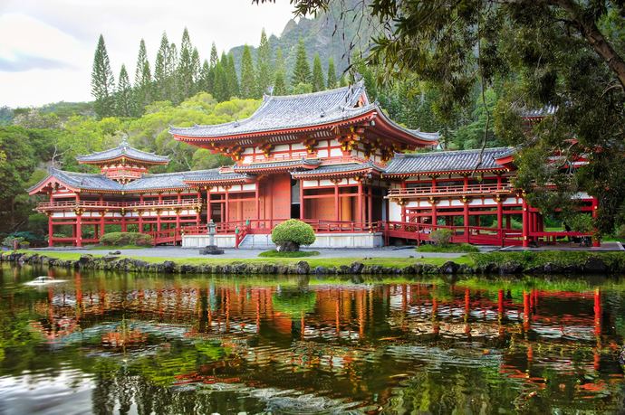 Japanese Temple in Oahu